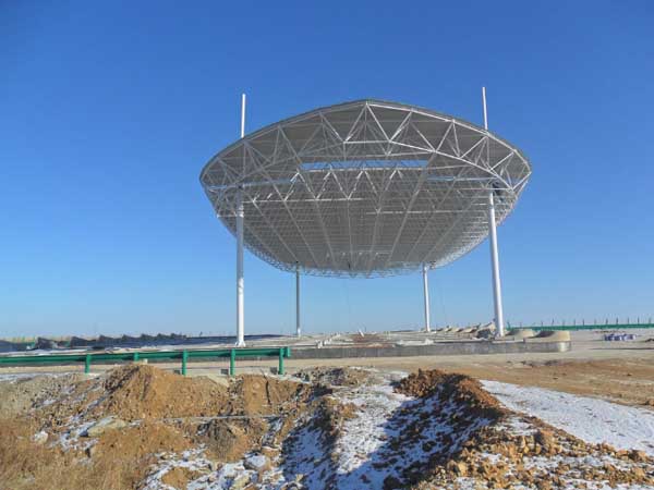 鹤岗加油站网架工程